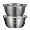 Zwilling (ZWILLING) Germany imported high-end same-quality stainless steel drain basket vegetable sink kitchen household fruit washing vegetable basket 316 steel + extra thick and deep end soon / 26cm solid