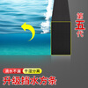 Mileqi water retaining strip bathroom heightening waterproof strip waterproof sticker bendable bathroom threshold dry and wet separation shower room water-proof self-adhesive floor barrier black high-density eva sponge strip 20MM wide * 2 meters * 10MM thick