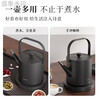 Creed kettle, Ting kettle, special household electric kettle for making tea, long mouth, hand-brewed coffee kettle, 1ml k-0806-charcoal black portable small ting kettle 0ml
