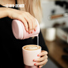 MHW-3BOMBER Bomber GT Latte Art Jar Handleless Professional Espresso Milk Foam Latte Art Cup Innovative Tank Body U-shaped Cylinder Mouth GT Latte Art Jar-Handleless-Pink-400ml
