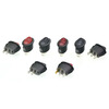 TaoTimeClub KCD7 oval switch 2 pins 2 levels 3 pins 3 levels electric kettle boat type power switch boat type switch KCD7 oval 2 pins 2 levels red without light (2 pcs) no specifications