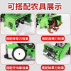 Cottage new four-wheel drive diesel weeder, gasoline, soil loosening, ditching, rotary tillage, weeding artifact, grass breaking machine, micro-tillage, Chongqing gasoline two-wheel drive, hand-operated machine, 50 blades wide, 40 blades, weeding wheel + furrowing plow