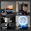 SUCPOYE gas stove liquefied gas stove fierce fire double stove desktop embedded stove stove double stove gas stove first-class energy efficiency energy saving gas saving household Yuanyang stove stove stove pipe pipeline natural gas Yuanyang stove + flameout + child lock + explosion-proof glass