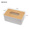 Customized tissue box for commercial use, restaurant, household paper box, paper box for restaurant, hotel, customized LOGO printing, small wooden lid (blank, no printing)