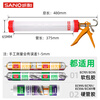 Sanhe glass glue gun, transparent plastic manual glue gun, structural glue silicone glue sealant soft bag glue gun