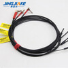 Yue Changsheng coaxial multi-core diffuse reflection fiber M3M4M6 elbow 90 degree L-shaped right angle fiber amplifier probe sensor If you need other specifications, please contact customer service