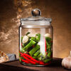 Fantasy thickened glass pickle jar household sealed salty sauerkraut jar Sichuan pickle jar chili sauce laba garlic pickle 4 pounds