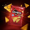 Doritos Super Rich Cheese Flavored Corn Flakes 57g*2 Made in Taiwan Original Reproduction of the American Version Flavor TV Drama Snacks