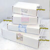 QDZXins style white airplane box 30*21.5*5 10 hand ledger packaging box storage box carton hard express packaging