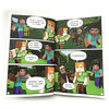 The first volume of the Adventures of Minecraft Steve and Alex series, a complete set of 6 authentic books, is a Minecraft comic book, children's logical thinking training educational story book, world adventure story survival guide, game picture book to enhance children's interest in programming, 6-12 year old children's book, a must-read extracurricular reading list for primary school students in grades 4, 5 and 6.
