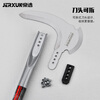 JERXUN sickle double-cutter grass cutting and firewood cutting knife outdoor road cutting knife cutting branches and cutting wheat and rice straw agricultural weeding tools