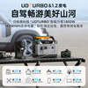 UDPOWER 3C certified portable outdoor power supply with electric energy storage 220V large capacity and high power camping vehicle emergency mobile power supply battery 1.2 kWh gray