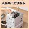 Deli moving carton thickened small book box organizer book storage artifact 38.5*28*27cm letter classification 5 pieces + sealing tape + three-color marker