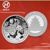2025 Snake Year Panda Silver Coin Commemorative Coin 30g 999 pure silver silver cat single coin with panda coin collection green box