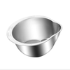 Stainless steel kitchen rice cleaning artifact filter household thickened multi-functional drain fine hole durable rice washing sieve slanted mouth multi-functional drain basket new upgraded model-silver rice sieve