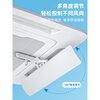 Ceiling ceiling central air conditioner windshield, wind guide, cold air outlet baffle, universal windshield to prevent direct blowing, 4 pieces (aluminum foil waterproof cotton)_11*56CM_(single 56x11x0.5cm