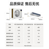 Haier central air-conditioning one-to-four multi-split duct machine, new level of energy efficiency, full DC frequency conversion, household and commercial one-to-three, Yunshu Pro+ 5 HP, first-level energy efficiency, one-to-four, three rooms and one living room 80-110