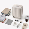 Bei Chuzhong suitcase 14-inch small Spring and Autumn Airlines cabin suitcase 20x30x40 women's high-looking password trolley suitcase Pearl White - 14 inches Fashionable and lightweight Can be boarded on the plane Quality upgrade Special offer airline check-in box free Suitable for short trips of 1 to 3 days