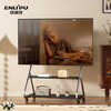 Enlip TV Mobile Bracket 55-86 inches Stainless Steel Art TV Movable Bracket Household Floor-Standing Wheeled Trolley Xiaomi Skyworth Hisense TV Universal