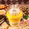 MOBEE popcorn machine fully automatic small household children's birthday gift corn popcorn machine corn popcorn machine red 8 bags of corn