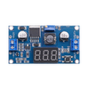 Throwing stones DC-DC step-down regulated power supply module LM2596 with voltmeter can be calibrated input 4-40V to 1.25-37V LM2596 power module 1 box
