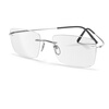 Silhouette glasses frame rimless high-tech titanium frame Wei Daxun same style for men and women optically wearable myopia glasses frame 5599GH