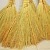 Bun Peng broom, golden seedling sorghum, thick sweeping, rural old-fashioned broom, handmade household broom, school courtyard sanitation, reinforced and durable, about 85 long