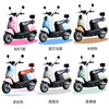 Feiye 20% subsidy 2025 new Yadi same model Xiaoguiwang electric car 72V motorcycle pedal electric motorcycle beige brown 60v20.3a complete vehicle can be ridden + standard configuration