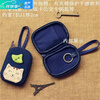 Ye Yu coin card key bag small large capacity multifunctional car key bag pull-out telescopic new model for women deep blue with cat** small two-leaf model