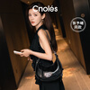 Cnoles Crescent Moon Tote Bag Women's Niche High-end Crossbody Crescent Bag Cross-New Year's Day Gift for Girls