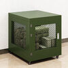 Yataihe Mobile Army Green Cage Multifunctional Rotational Box Storage Wheeled Material Pallet Turnover Box Pallet
