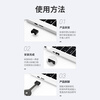 Weizhikong Enterprise USB Port Data USB Security Lock USB Dust Plug Mechanical Seal 1-3 USB Lock USB Blocker Black (100 pcs + 5 tools) USB in stock