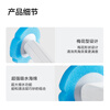 Made in Tokyo, Weijing disposable toilet replacement brush heads, 12 packs, disposable disposable toilet brushes come with cleaning fluid