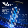 Made in Tokyo, 120PSI high-pressure pump with air pressure gauge, bicycle, motorcycle, electric bicycle, foot and basketball air pump