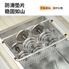 Yusenyi Kitchen 304 stainless steel sink drain basket single sink drain rack vegetable basin sink dish rack drainer SUS304 stainless steel brushed color mesh drain basket 37x23x13
