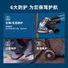 Bosch (BOSCH) angle grinder GWS20-125/150BS AC brushless cutting machine 6-speed adjustment polisher 125MM brushless GWS 20-125BS standard