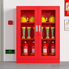 Baigang fire cabinet micro fire station full set of fire equipment emergency box fire extinguishing box doorman community property 1.8*1.6m