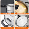 BSITN stainless steel steamer one layer 32cm steamed buns stew soup pot single layer steamer gas stove induction cooker universal 2110