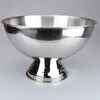 European stainless steel extra large ice bucket practical ice wine bucket bar red wine ice bucket ice grain bucket champagne bucket salad basin small diameter 35cm