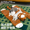ZEZE Tiger Mat Dog Mat Kennel Dog Sleeping Mat Pet All Seasons Large Dog Small Dog With Pillow