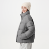 Tambor Puff Down Jacket Women's Short Stand Collar Profile Autumn and Winter Warm Thick Jacket 5530306Z Quiet Luxury Gray 165