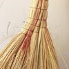 Bun Peng broom, golden seedling sorghum, thick sweeping, rural old-fashioned broom, handmade household broom, school courtyard sanitation, reinforced and durable, about 85 long