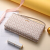 Goldlion Wallet Women's New Print Women's Fashion Long Wallet Large Capacity Card Holder Zipper Multifunctional Clutch Large - Off-White