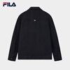 FILA official men's knitted long-sleeved jacket 2025 winter new fashion casual and comfortable lapel top Legend Blue-NV M 170/92A/M