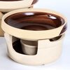 Tirona small casserole alcohol stove small hot pot special dry pot casserole independent clay pot heat-resistant ceramic bowl earthenware bowl earthenware 19 earthenware bowl about 700ml 1 pack