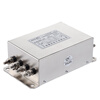 Saiji anti-electromagnetic interference straight-through power supply filter JSJ480 380v50A filter harmonic signal three-phase three-wire four-wire terminal block anti-interference double-stage enhanced 200A SJS480-10A filter