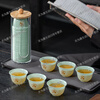 Trendy German quality disposable kung fu tea cup thickened food grade small cup for tea drinking in the office thickened 100 pieces with blessing character + transparent cup holder
