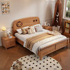 Caiti solid wood children's bed for boys and girls 1.2m single bed 1.5m teen bedroom bed storage bed home bed single bed standard pine silent bed board 150*190cm standard pine silent bed board