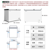 Xinfei 298L dual temperature household refrigerator freezer freezer first level energy saving wide temperature variable BCD-298KAT