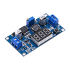 Throwing stones DC-DC step-down regulated power supply module LM2596 with voltmeter can be calibrated input 4-40V to 1.25-37V LM2596 power module 1 box